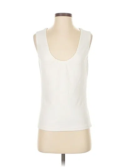 Pre-owned Express Tank Top Ivory Strapless Neckline Tops In White