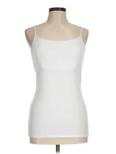 Pre-owned Express Tank Top Ivory Strapless Neckline Tops In White