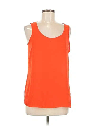 Pre-owned Express Tank Top Orange Halter Neckline Tops