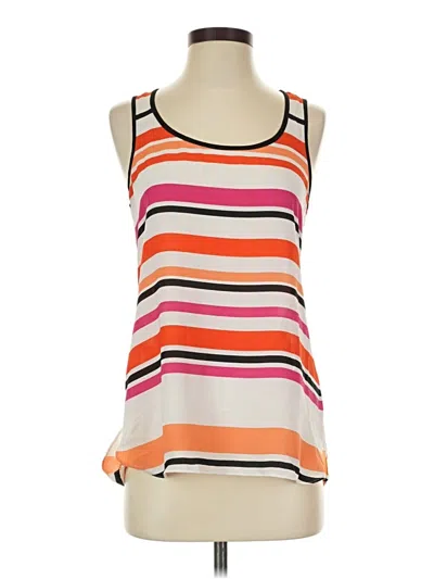 Pre-owned Express Tank Top Orange Halter Neckline Tops