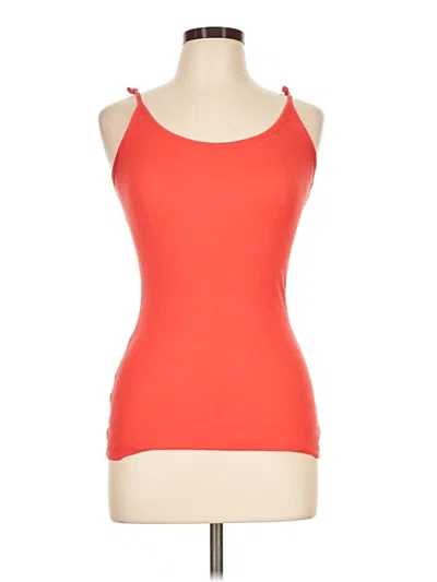 Pre-owned Express Tank Top Orange Halter Neckline Tops