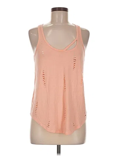 Pre-owned Express Tank Top Orange Halter Neckline Tops