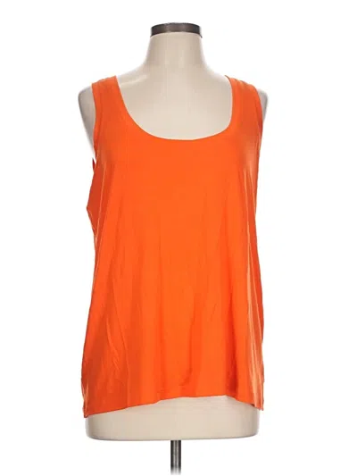 Pre-owned Express Tank Top Orange Square Neckline Tops