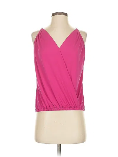 Pre-owned Express Tank Top Pink Halter Neckline Tops