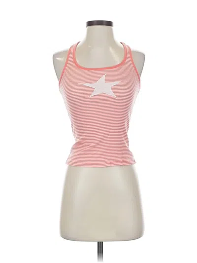 Pre-owned Express Tank Top Pink Halter Neckline Tops