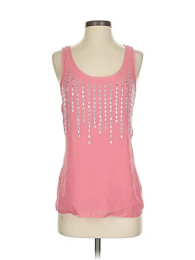 Pre-owned Express Tank Top Pink Halter Neckline Tops