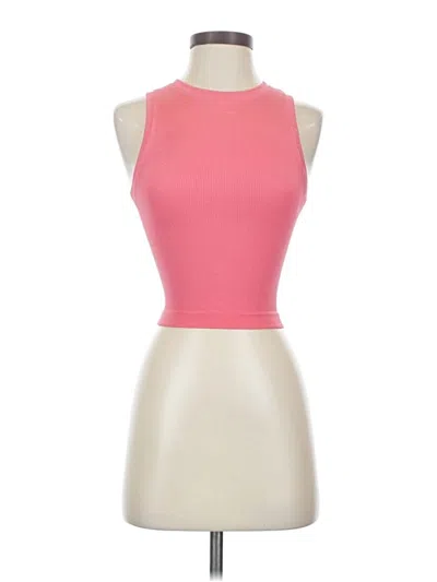 Express Tank Top Pink Halter Neckline Tops