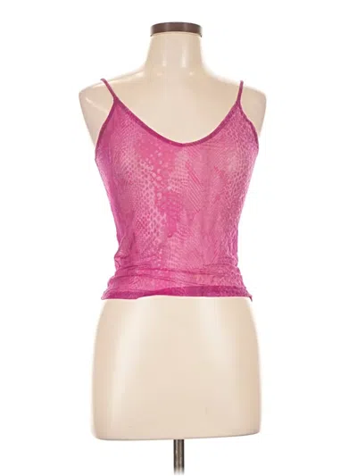 Pre-owned Express Tank Top Pink Halter Neckline Tops