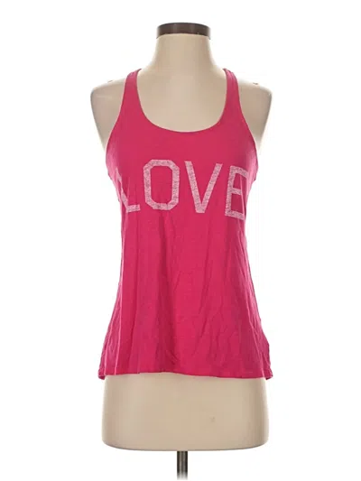 Pre-owned Express Tank Top Pink Halter Neckline Tops