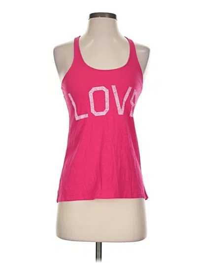 Pre-owned Express Tank Top Pink Halter Neckline Tops