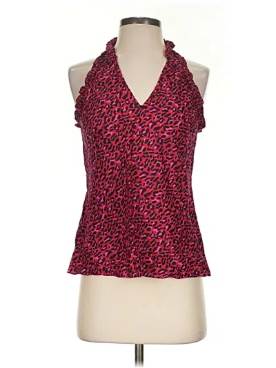 Pre-owned Express Tank Top Pink Halter Neckline Tops