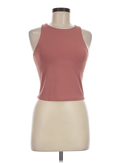 Pre-owned Express Tank Top Pink Halter Neckline Tops