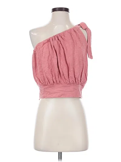 Pre-owned Express Tank Top Pink One Shoulder Neckline Tops