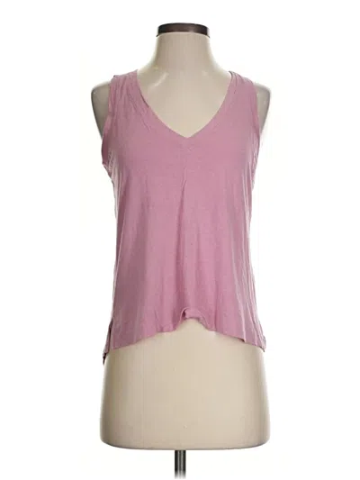 Pre-owned Express Tank Top Pink Plunge Neckline Tops