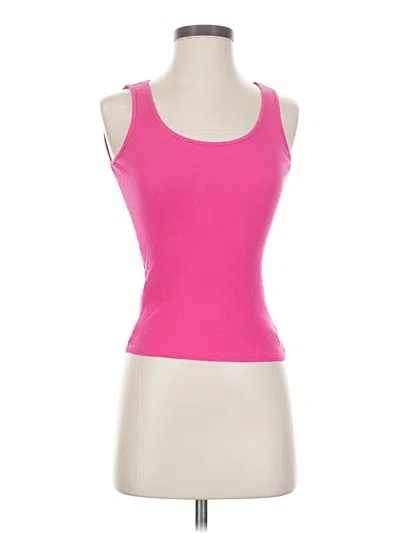 Pre-owned Express Tank Top Pink Strapless Neckline Tops