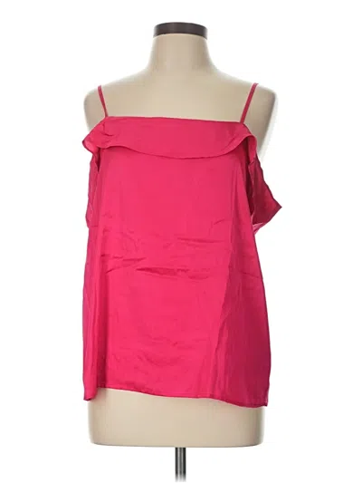 Pre-owned Express Tank Top Pink Strapless Neckline Tops