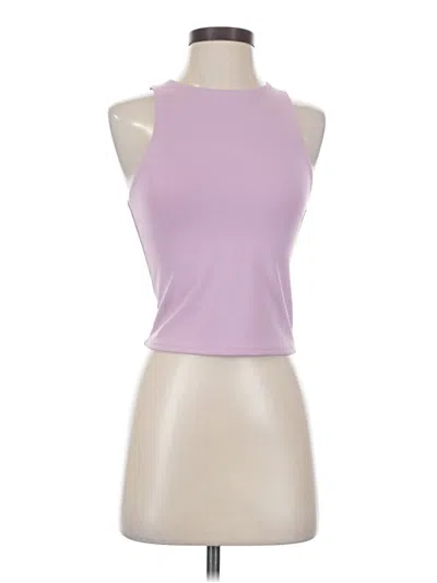 Pre-owned Express Tank Top Purple Halter Neckline Tops