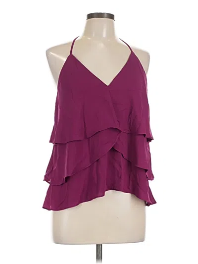 Express Tank Top Purple Halter Neckline Tops