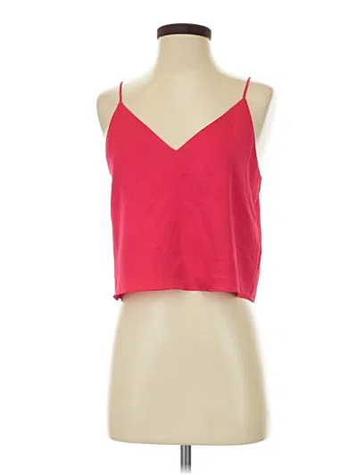 Pre-owned Express Tank Top Red Halter Neckline Tops