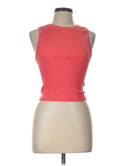 Pre-owned Express Tank Top Red Halter Neckline Tops