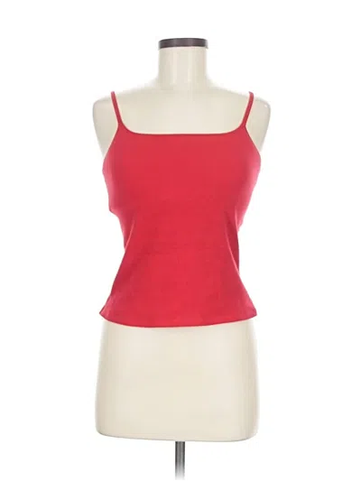 Pre-owned Express Tank Top Red Strapless Neckline Tops