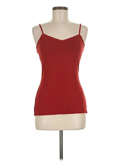 Pre-owned Express Tank Top Red Strapless Neckline Tops