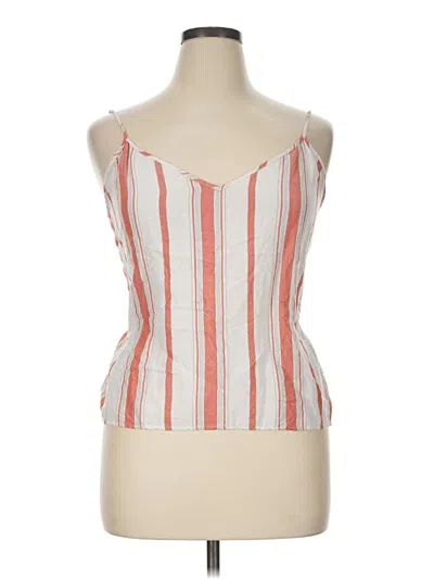 Pre-owned Express Tank Top Red Strapless Neckline Tops