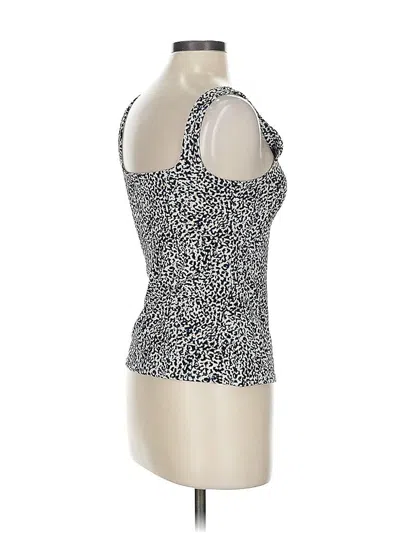 Pre-owned Express Tank Top Silver Halter Neckline Tops
