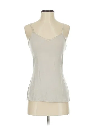 Pre-owned Express Tank Top Silver Strapless Neckline Tops