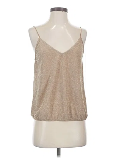 Pre-owned Express Tank Top Tan Halter Neckline Tops