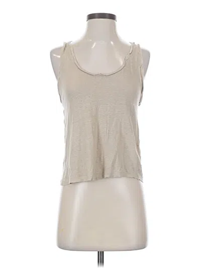 Pre-owned Express Tank Top Tan Strapless Neckline Tops