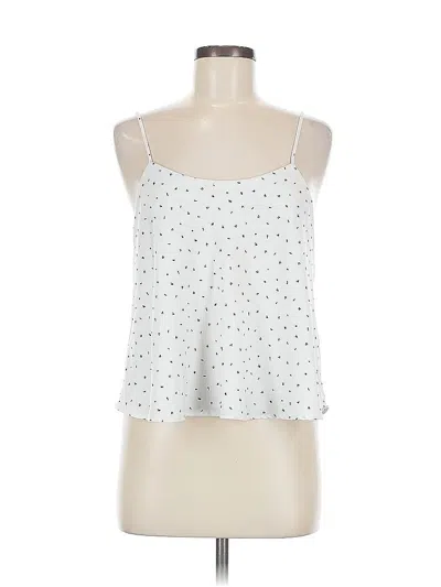 Pre-owned Express Tank Top White Halter Neckline Tops