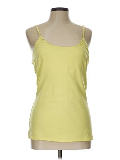 Pre-owned Express Tank Top Yellow Halter Neckline Tops
