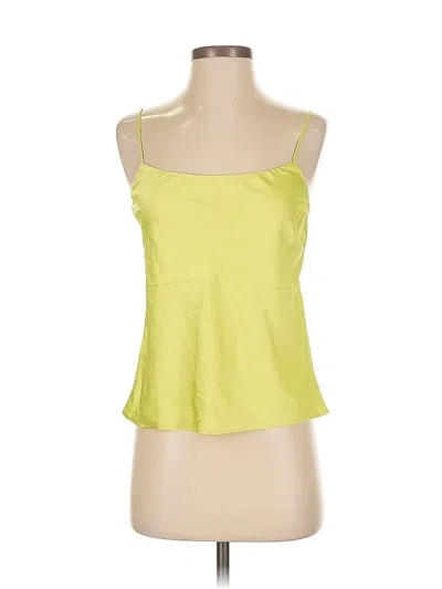 Pre-owned Express Tank Top Yellow Strapless Neckline Tops