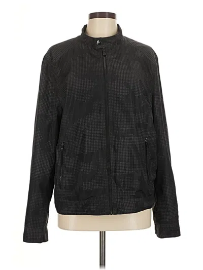 Pre-owned Express Track Jacket In Black