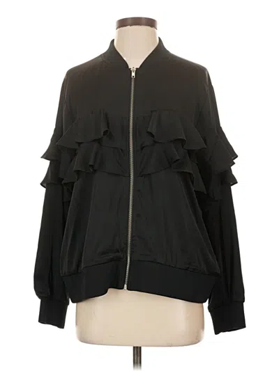 Pre-owned Express Track Jacket In Black