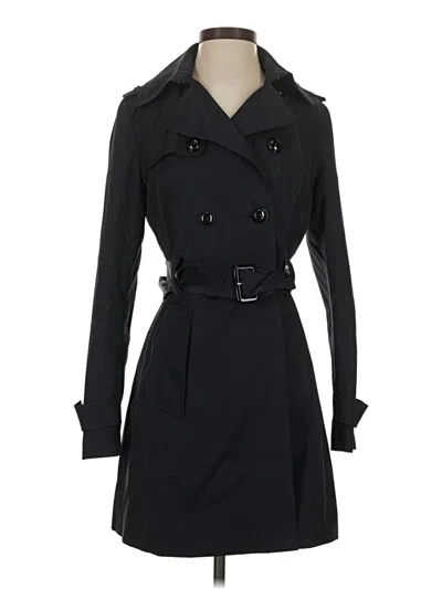 Pre-owned Express Trenchcoat In Black