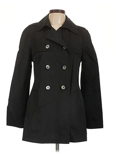 Pre-owned Express Trenchcoat In Black