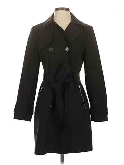 Pre-owned Express Trenchcoat In Black