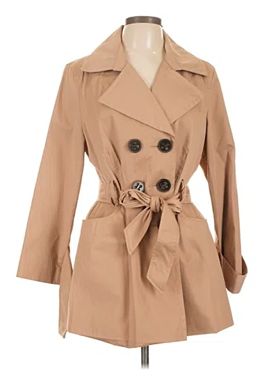 Pre-owned Express Trenchcoat In Brown