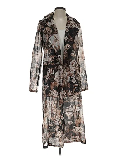Pre-owned Express Trenchcoat In Brown