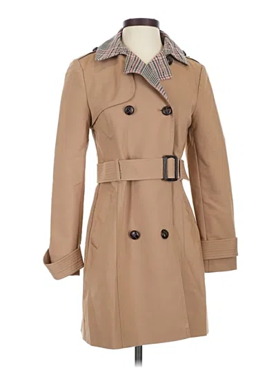 Pre-owned Express Trenchcoat In Tan