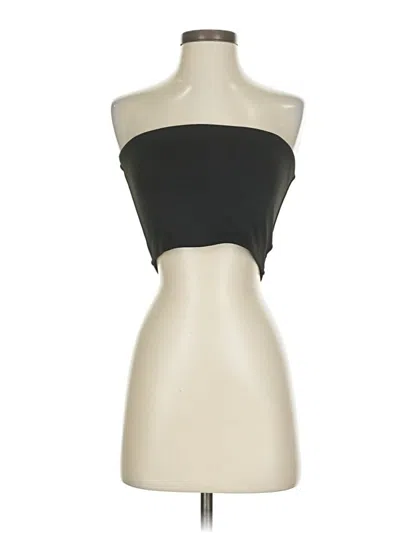 Pre-owned Express Tube Top Black Strapless Neckline Tops