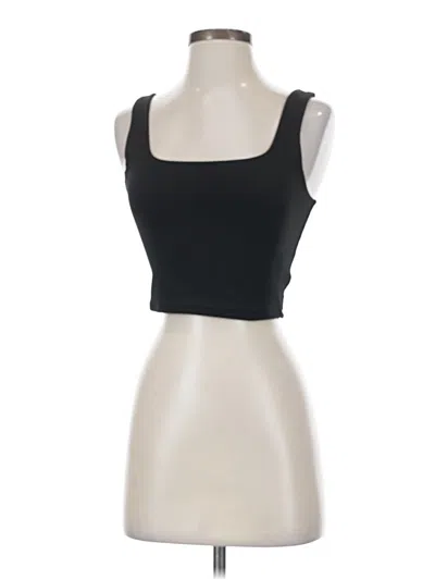 Pre-owned Express Tube Top Black Strapless Neckline Tops
