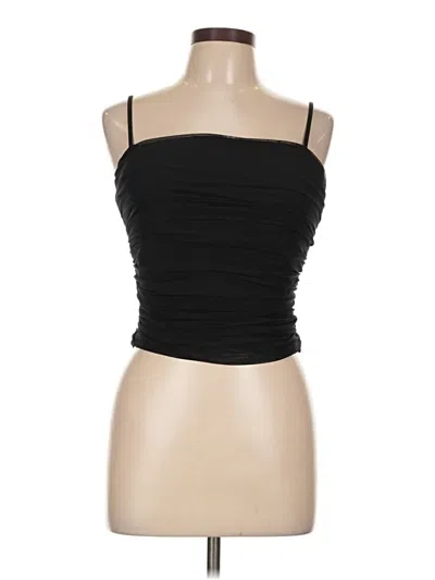 Pre-owned Express Tube Top Black Strapless Neckline Tops