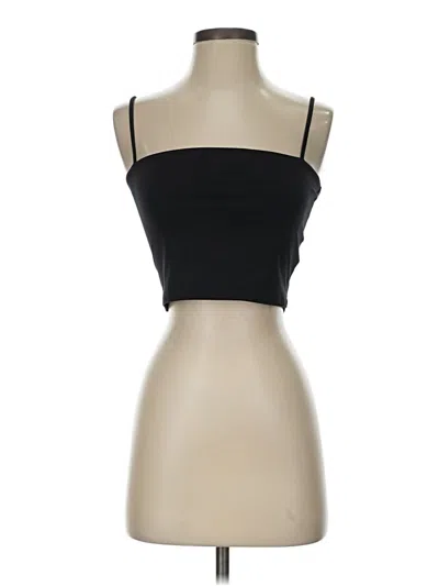 Pre-owned Express Tube Top Black Strapless Neckline Tops
