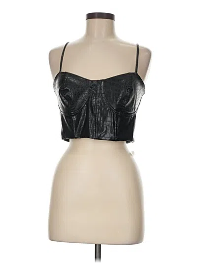 Pre-owned Express Tube Top Black Strapless Neckline Tops