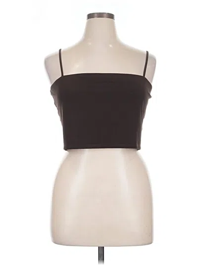 Pre-owned Express Tube Top Black Strapless Neckline Tops
