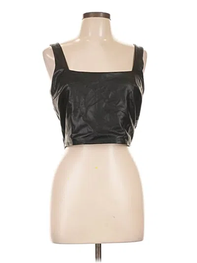 Express Tube Top Black Strapless Neckline Tops