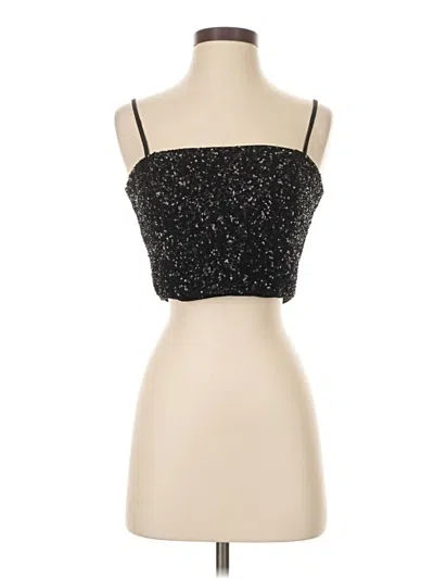 Pre-owned Express Tube Top Black Strapless Neckline Tops